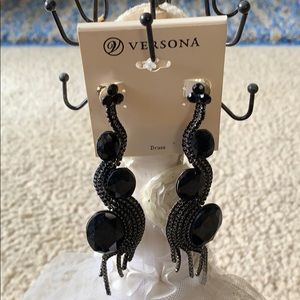 Earrings and bracelet with ring